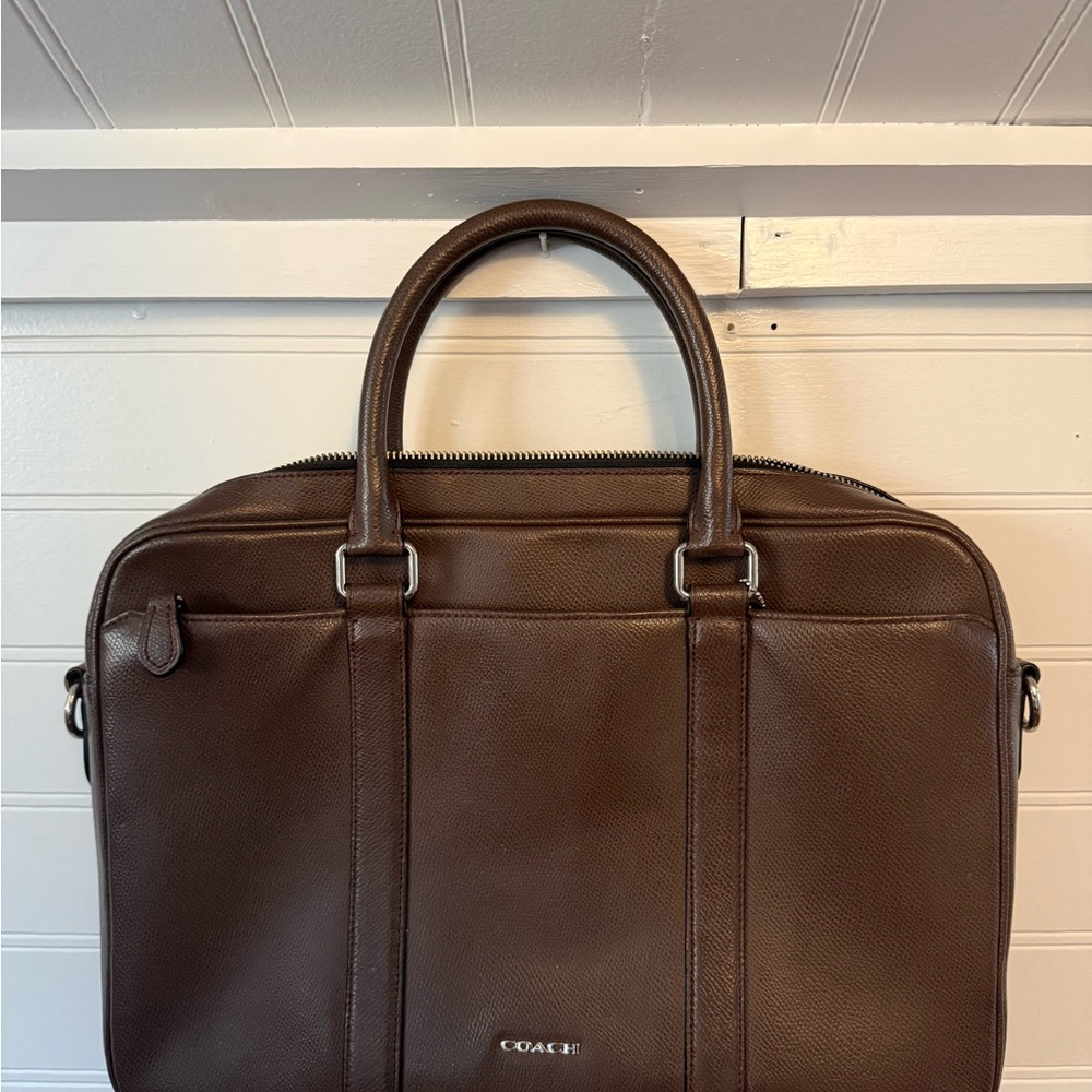 Coach Brown Leather work bag